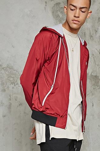 Forever21 Hooded Zip-up Jacket