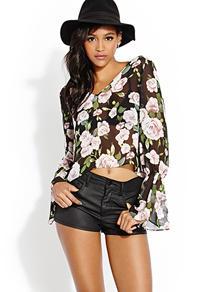 Forever21 Full Bloom Blouse