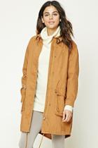 Forever21 Women's  Buckle-neck Utility Jacket