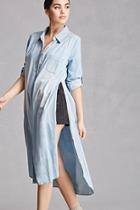 Forever21 Longline Chambray Tunic