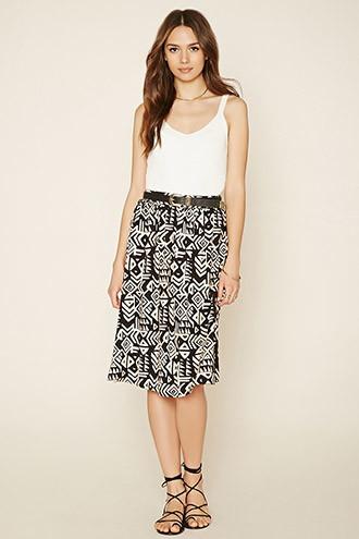 Love21 Women's  Contemporary Abstract Skirt
