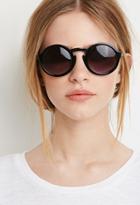 Forever21 Notched Bridge Round Sunglasses