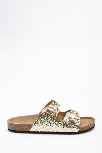 Forever21 Yoki Glitter Slides
