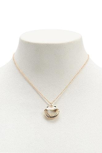 Forever21 Seashell Locket Necklace