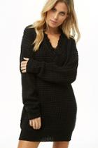 Forever21 Waffle-knit Sweater Dress