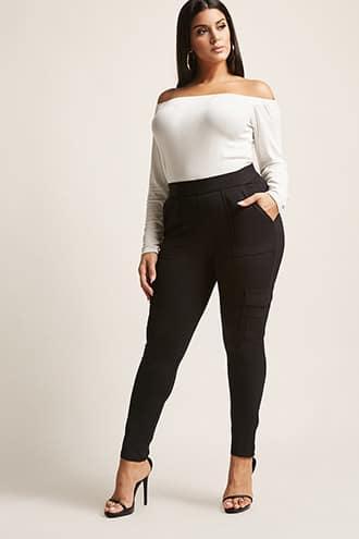 Forever21 Plus Size Ankle Skinny Cargo Pants