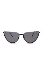 Forever21 Premium Semi-rimless Butterfly Glasses