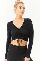 Forever21 Active Ruched Crop Top