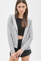 Forever21 Textured Knit Hoodie