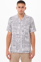 Forever21 Newspaper Graphic Shirt