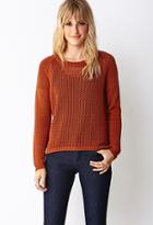 Forever21 Easy Open-knit Sweater