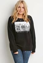 Forever21 Plus Manhattan Graphic Sweatshirt