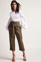 Forever21 High-rise Paperbag Trousers