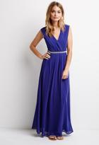 Forever21 Bejeweled Waist Maxi Dress