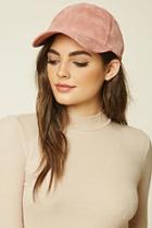Forever21 Women's  Faux Suede Baseball Cap