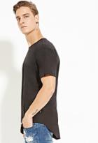 21 Men Men's  Black Eptm. Longline Tee