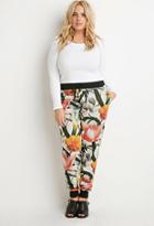 Forever21 Plus Floral Print Sweatpants