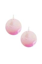 Forever21 Ombre Disc Drop Earrings