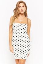 Forever21 Strapless Polka-dot Dress