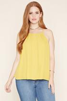 Forever21 Plus Women's  Plus Size Pleated Cami