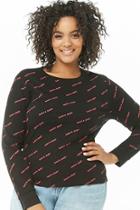 Forever21 Plus Size Santa Baby Graphic Thermal