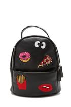 Forever21 Embroidered Patch Backpack