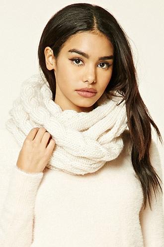 Forever21 Cable-knit Infinity Scarf
