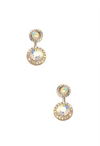 Forever21 Faux Gemstone Ear Jackets