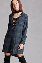 Forever21 Plaid Flannel Strappy Dress