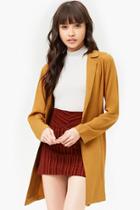 Forever21 Open-front Wrap Coat