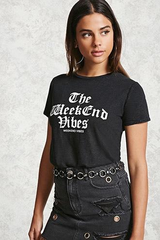 Forever21 The Weekend Vibes Graphic Tee