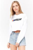 Forever21 French Terry Nascar Graphic Top