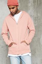 21 Men Men's  Full-zip Terry Knit Hoodie