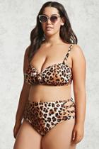 Forever21 Plus Size Leopard Bikini Bottoms