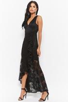 Forever21 Lace High-low Maxi Dress