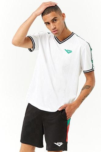 Forever21 Pony Logo V-neck Jersey Top