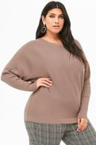 Forever21 Plus Size Ribbed Dolman Sweater