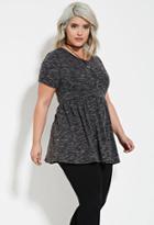 Forever21 Plus Women's  Plus Size Marled Tunic