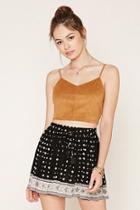 Forever21 Women's  Floral Medallion Mini Skirt