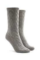 Forever21 Cable-knit Crew Socks
