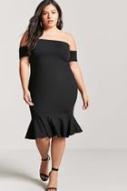 Forever21 Plus Size Off-the-shoulder Mermaid Dress