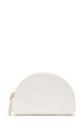 Forever21 Silver Faux Leather Coin Purse