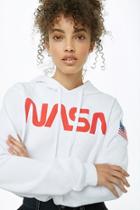 Forever21 Nasa Graphic Cropped Hoodie