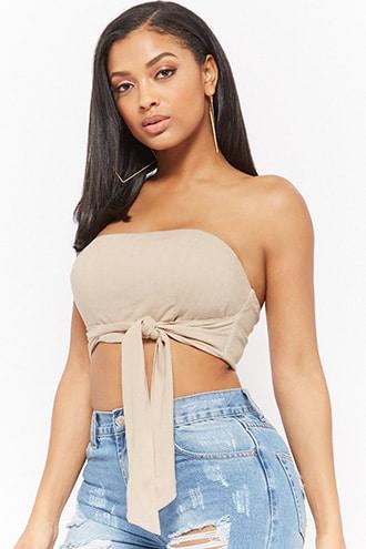 Forever21 Tie-waist Tube Top