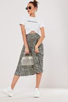 Forever21 Missguided Abstract Print Skirt
