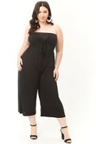 Forever21 Plus Size Strapless Knotted Jumpsuit