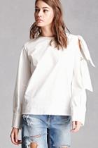 Forever21 Open-shoulder Bow Top