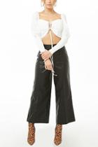 Forever21 Faux Leather Ankle Pants