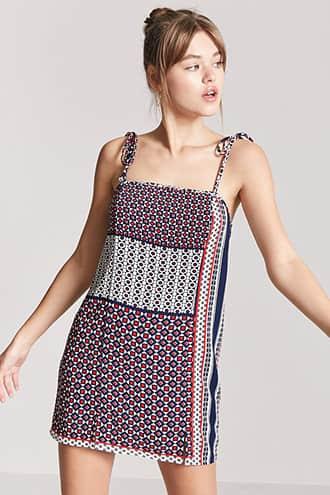 Forever21 Geo Print Mini Cami Dress