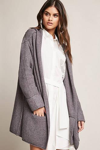 Forever21 Ribbed Knit Cardigan